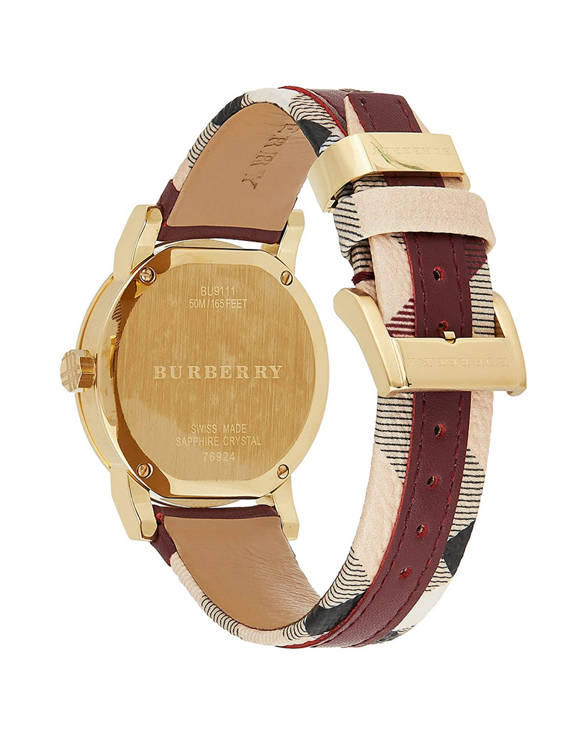 Burberry Haymarket BU9111 (26mm, Gold-Tone)