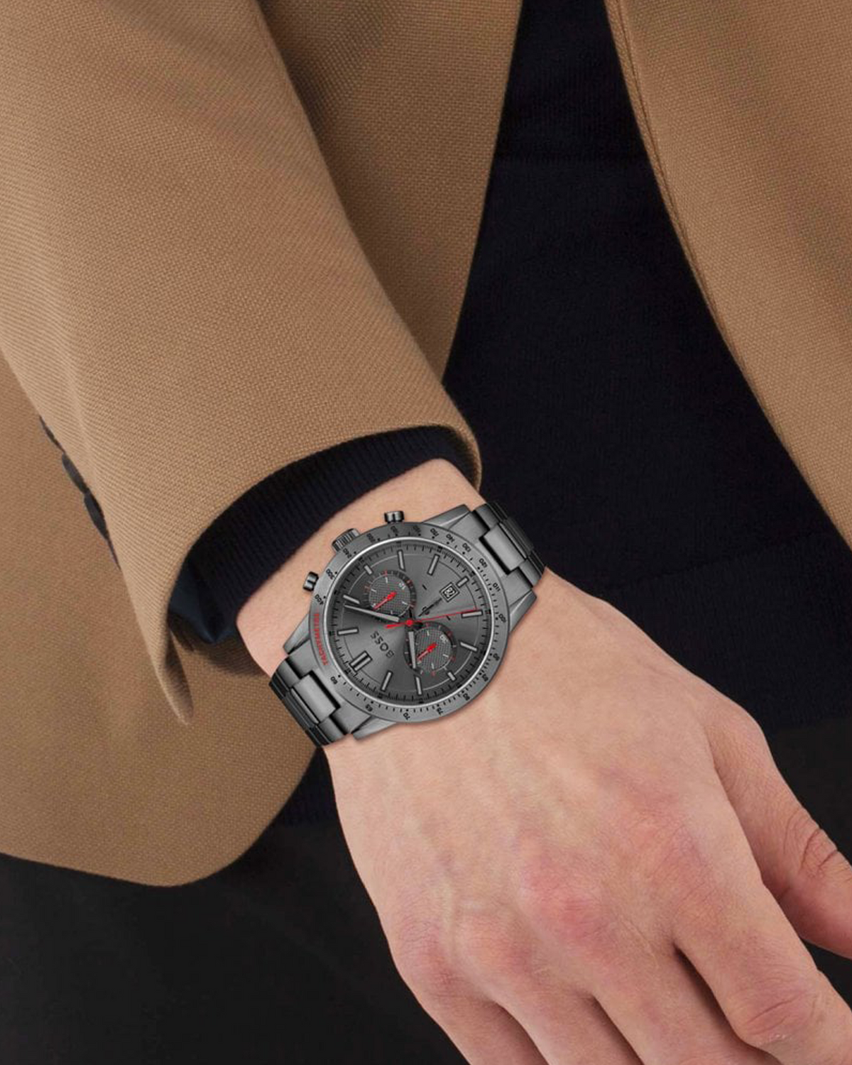 BOSS 1513924 Allure Chronograph Men's Watch 44mm Grey Steel