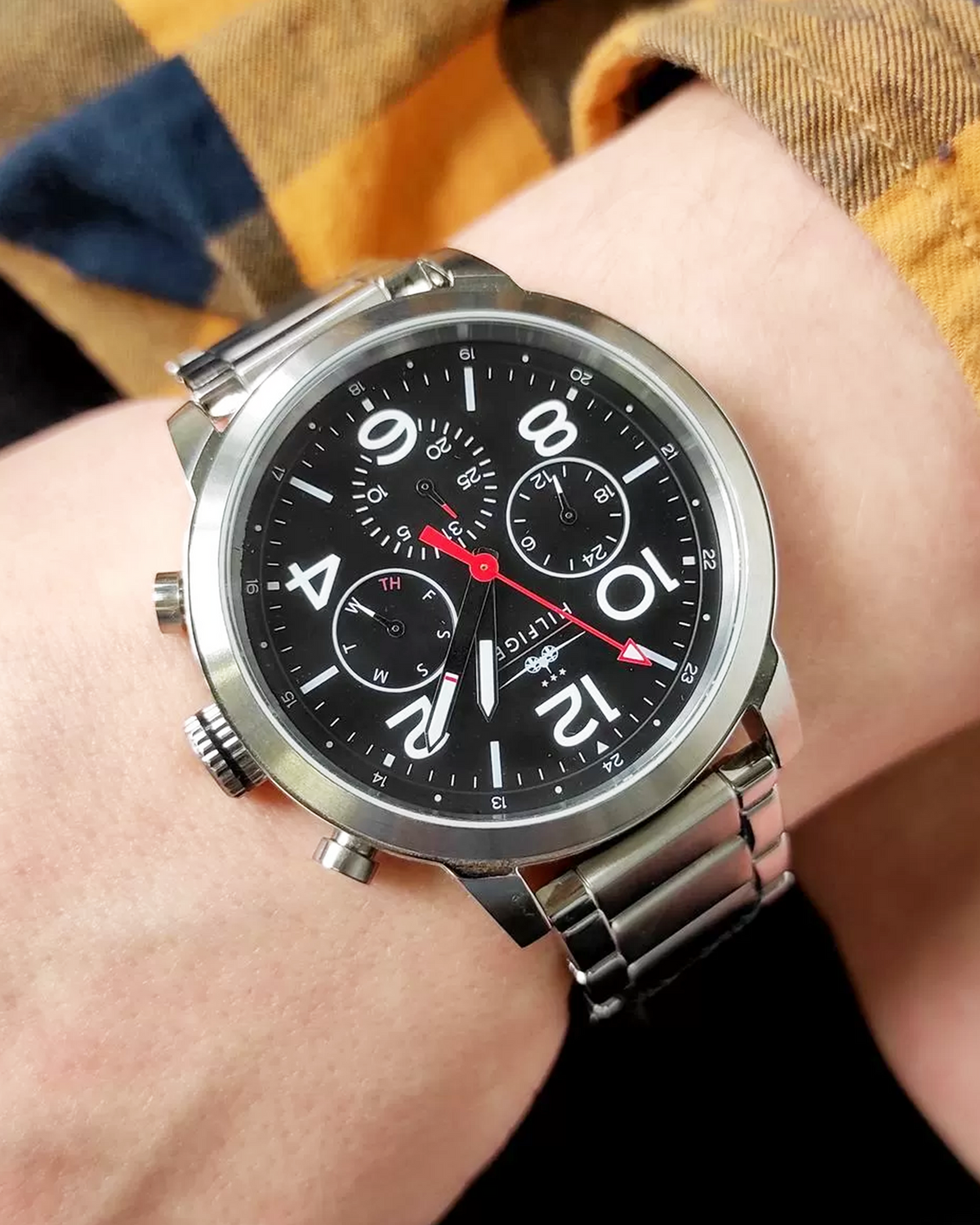 Tommy Hilfiger Jake — 1791234 (Stainless Steel, Silver Dial)
