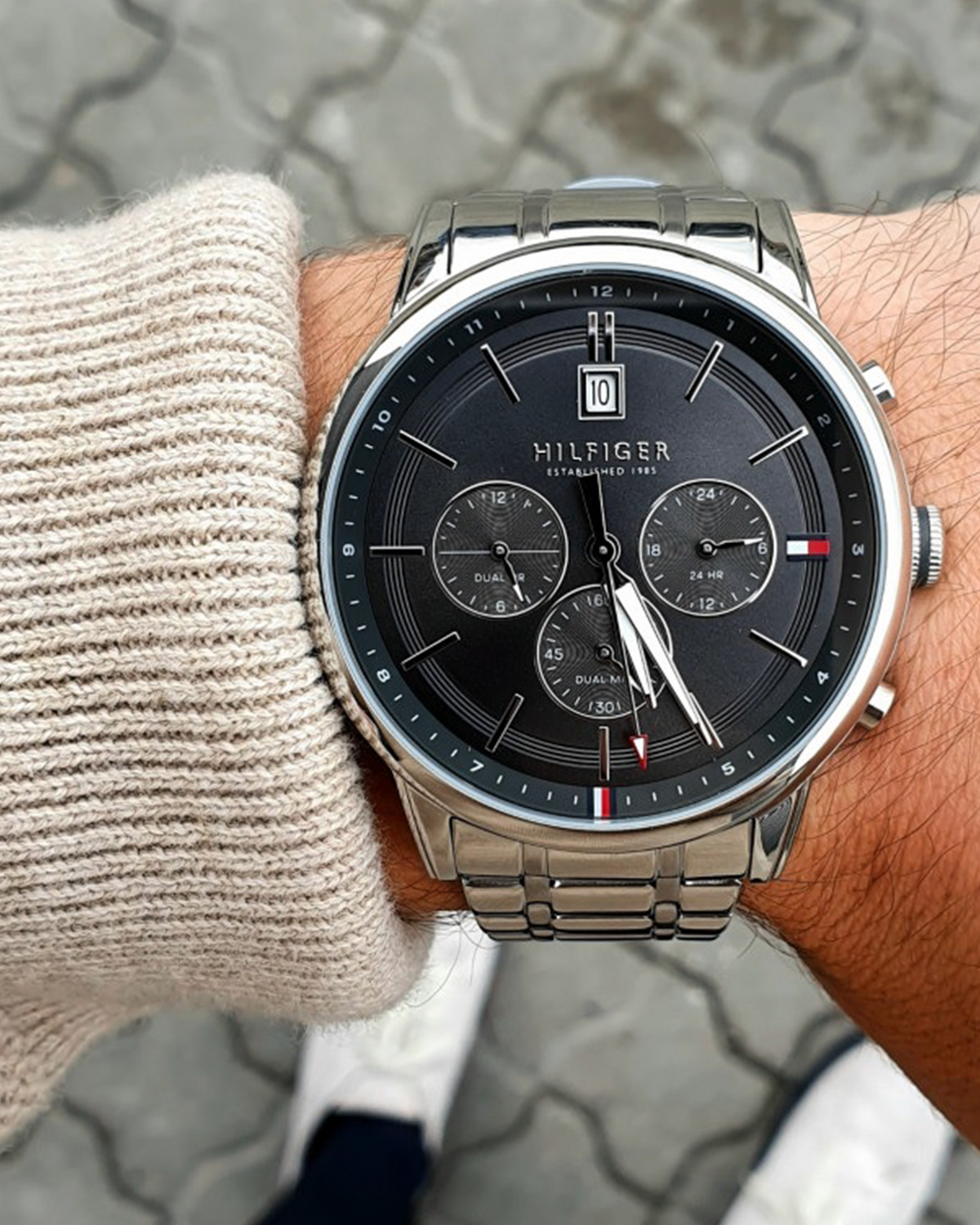Tommy Hilfiger Kyle — 1791632 (Grey Dial, Stainless Steel)