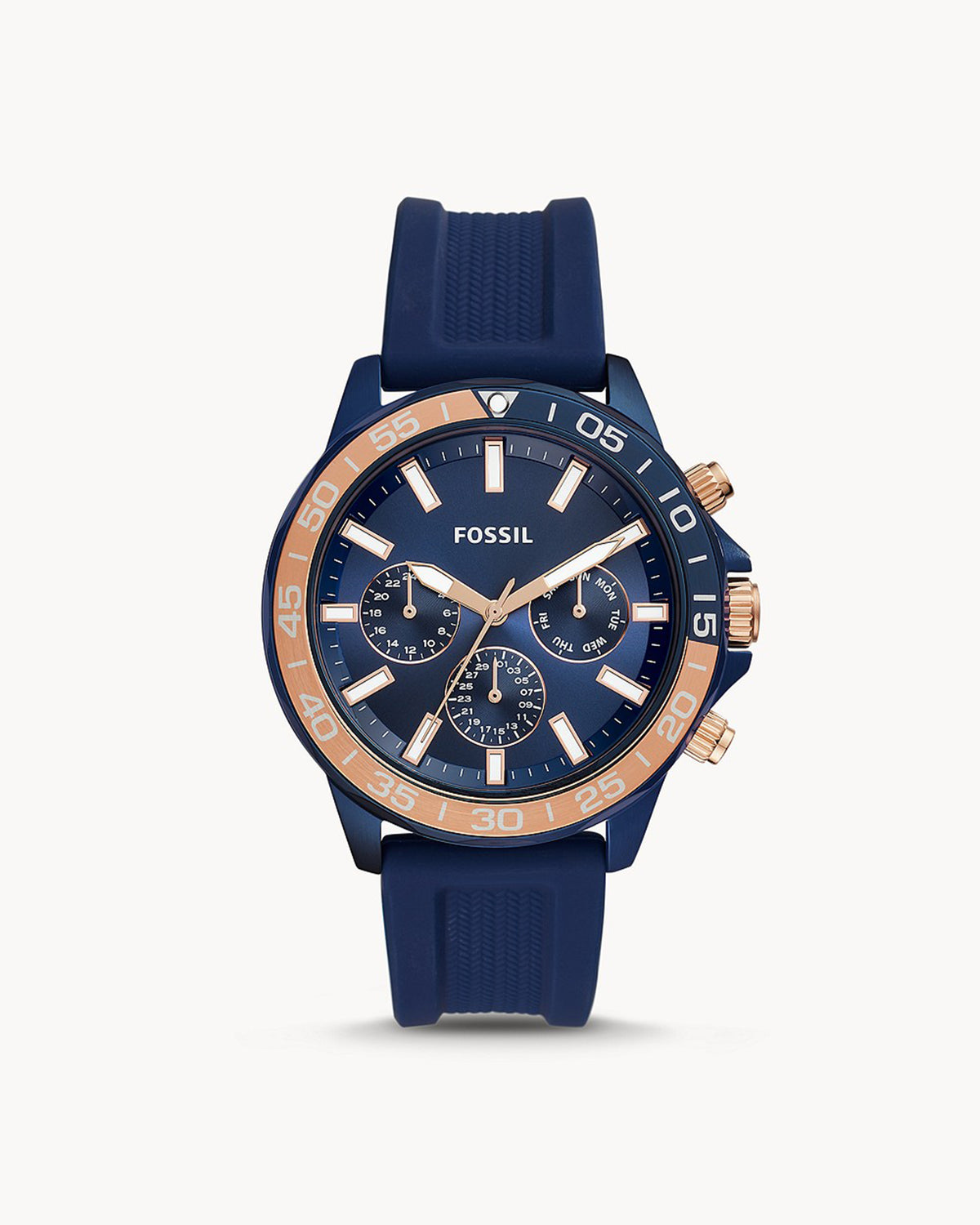 Fossil Bannon BQ2498 (45mm, Blue)
