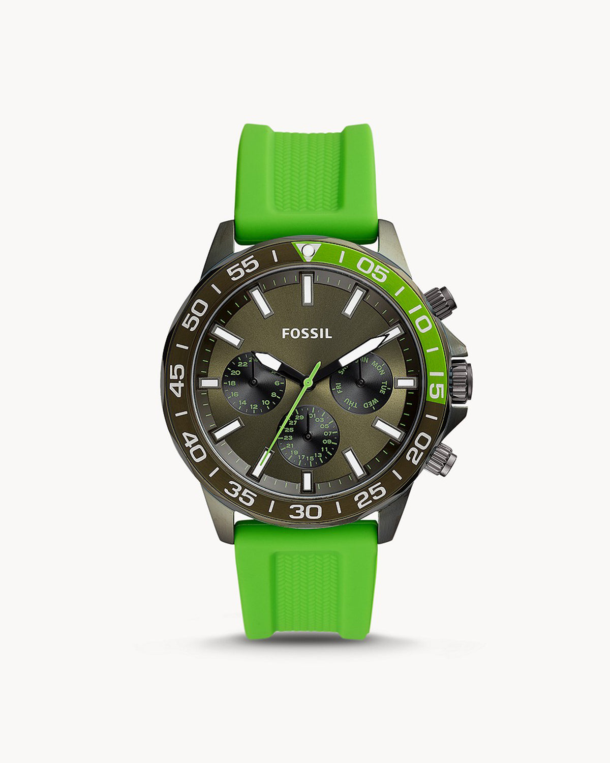 Fossil Bannon BQ2501 (45mm, Silver-Tone)