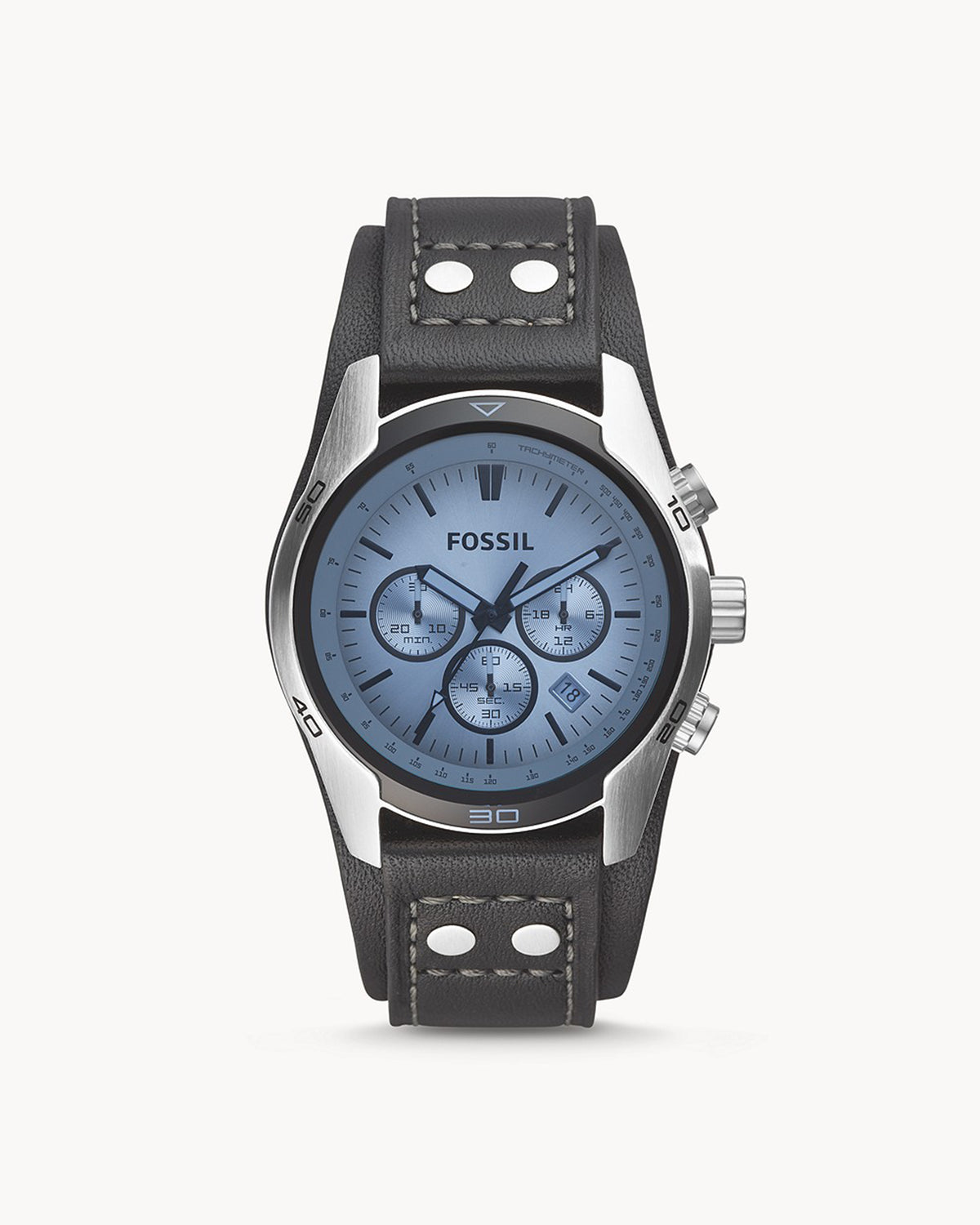 Fossil Sport Cuff CH2564 (45mm, Silver-Tone)