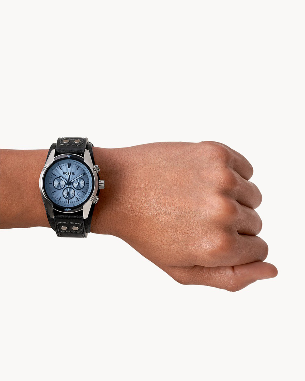 Fossil Sport Cuff CH2564 (45mm, Silver-Tone)