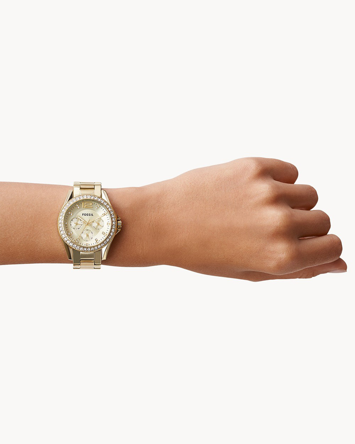 Fossil Riley ES3203 (42mm, Gold-Tone)