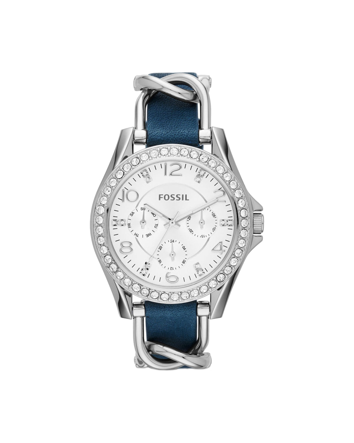 Fossil Riley ES3464 (38mm, Silver-Tone)