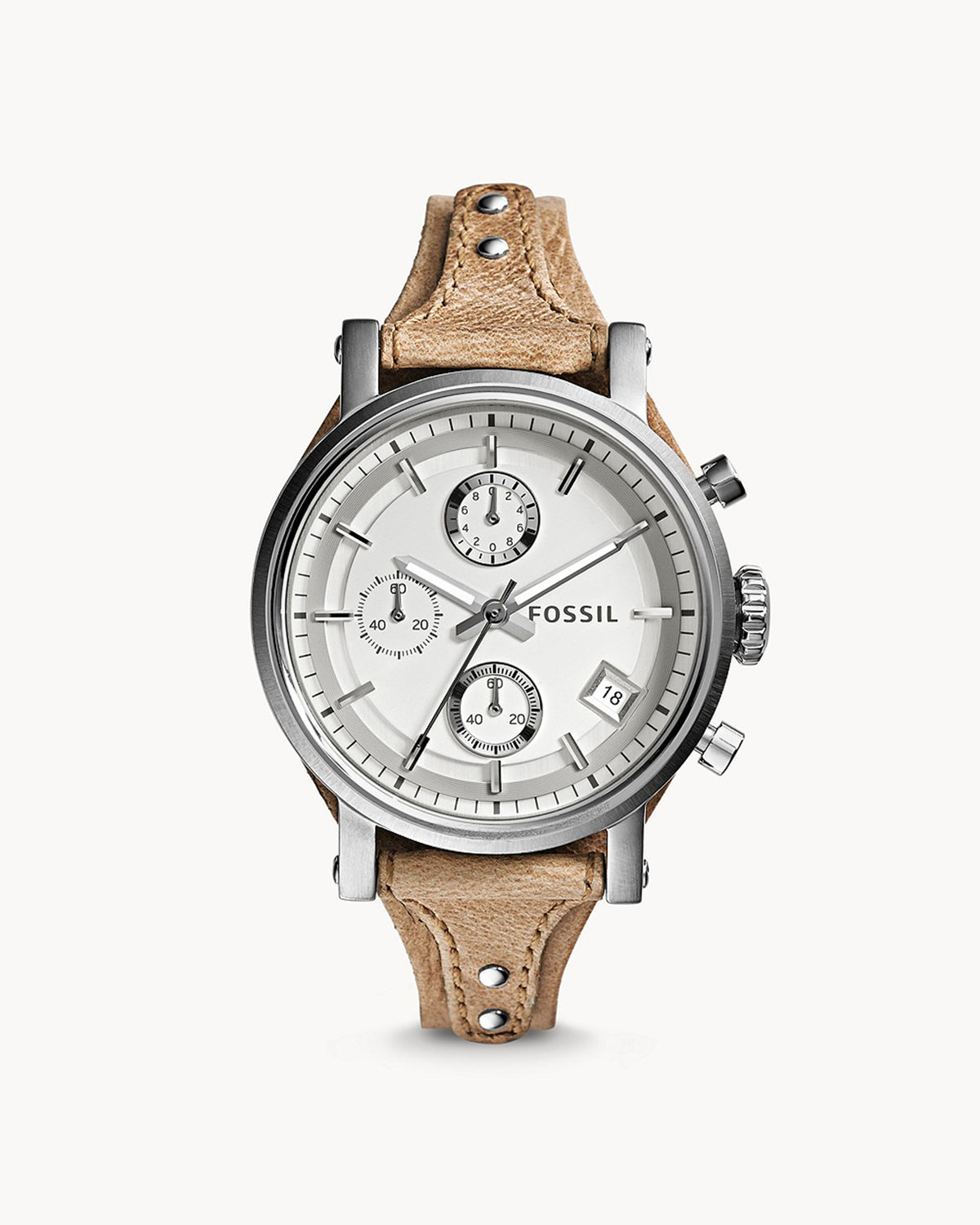 Fossil Boyfriend ES3625 (38mm, Silver-Tone)