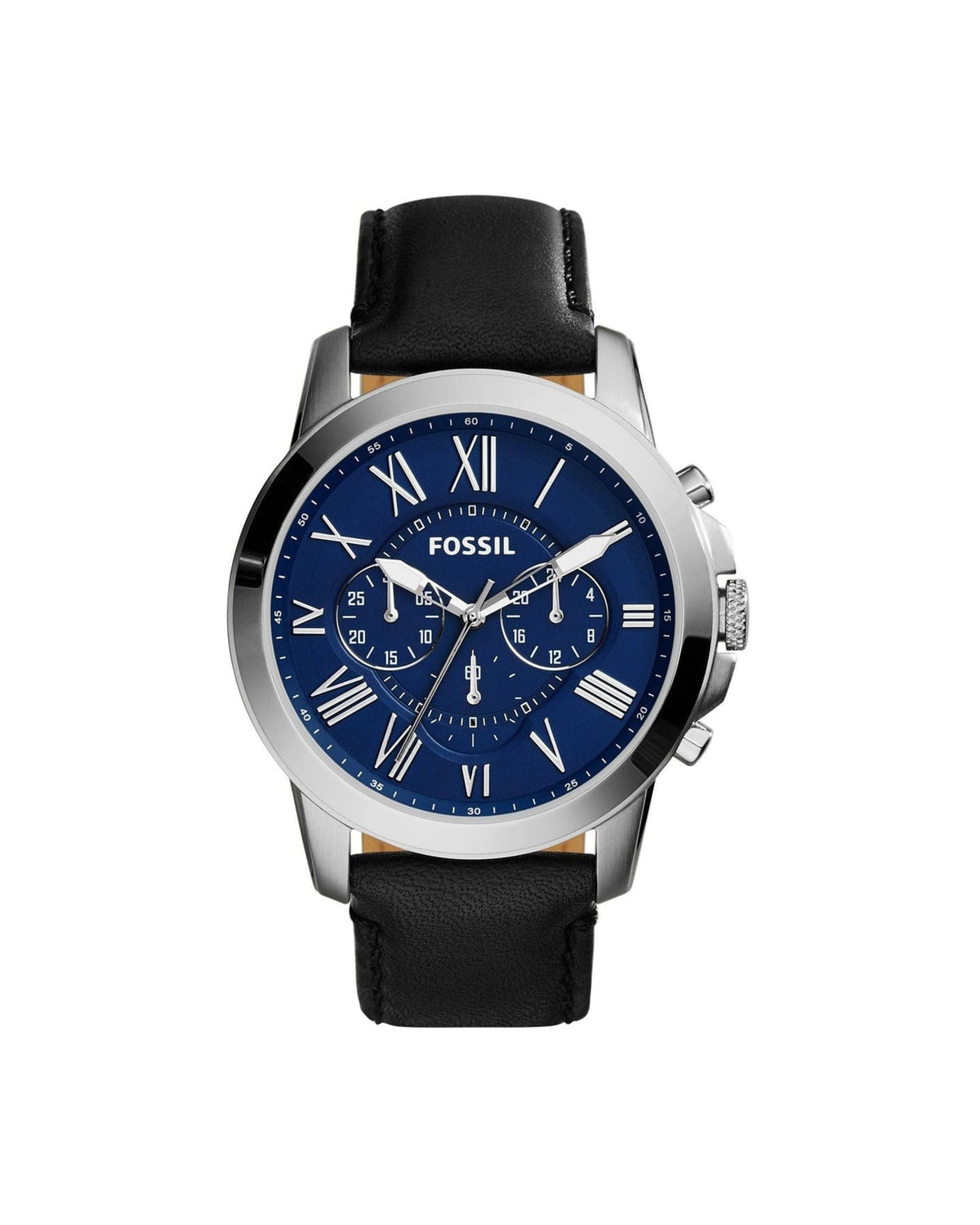 Fossil Grant Chronograph FS4990 (44mm, Silver-Tone)