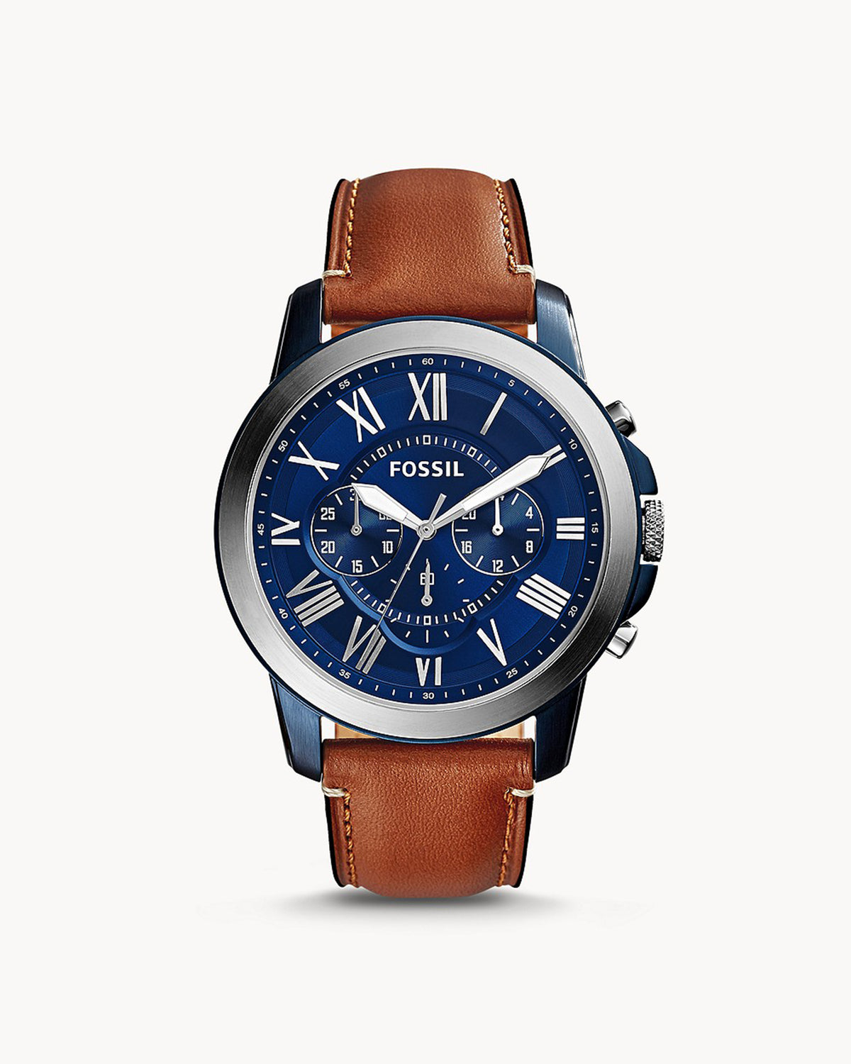 Fossil Grant FS5151 (44mm, Silver-Tone)