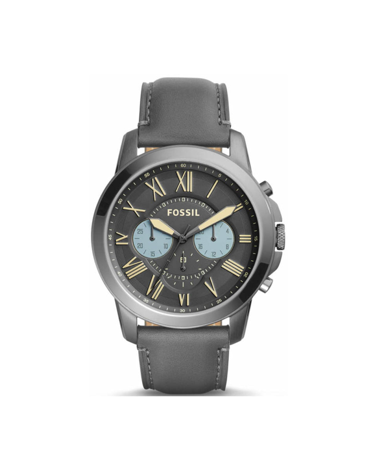 Fossil Grant Chronograph FS5183 (44mm, Silver-Tone)