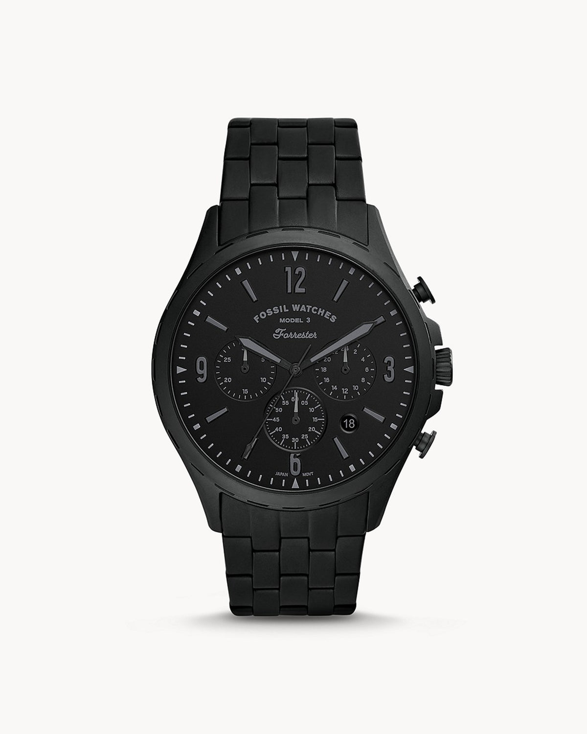 Fossil Forrester FS5697 (46mm, Black)