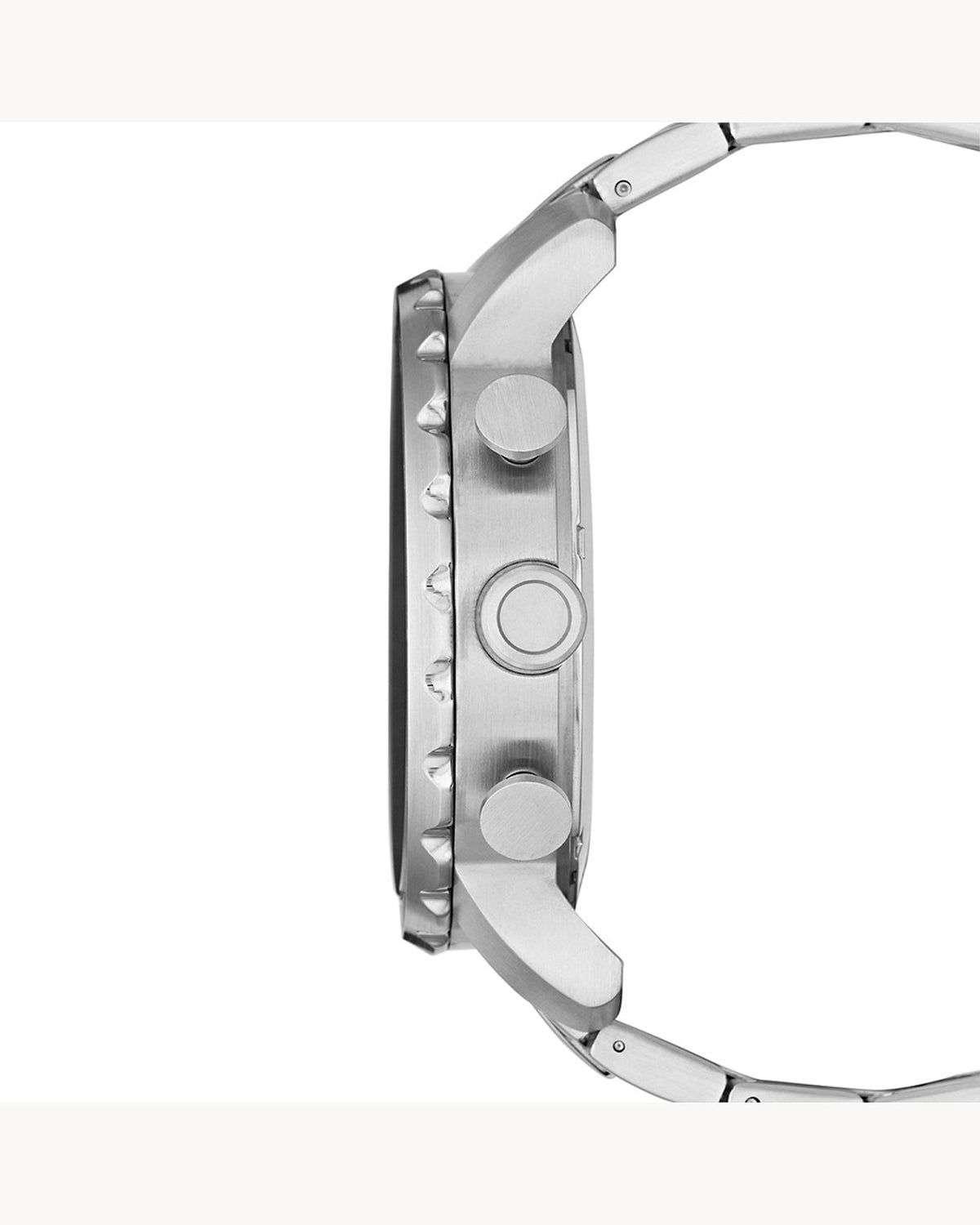 Fossil Nate Chronograph JR1353 (50mm, Silver-Tone)