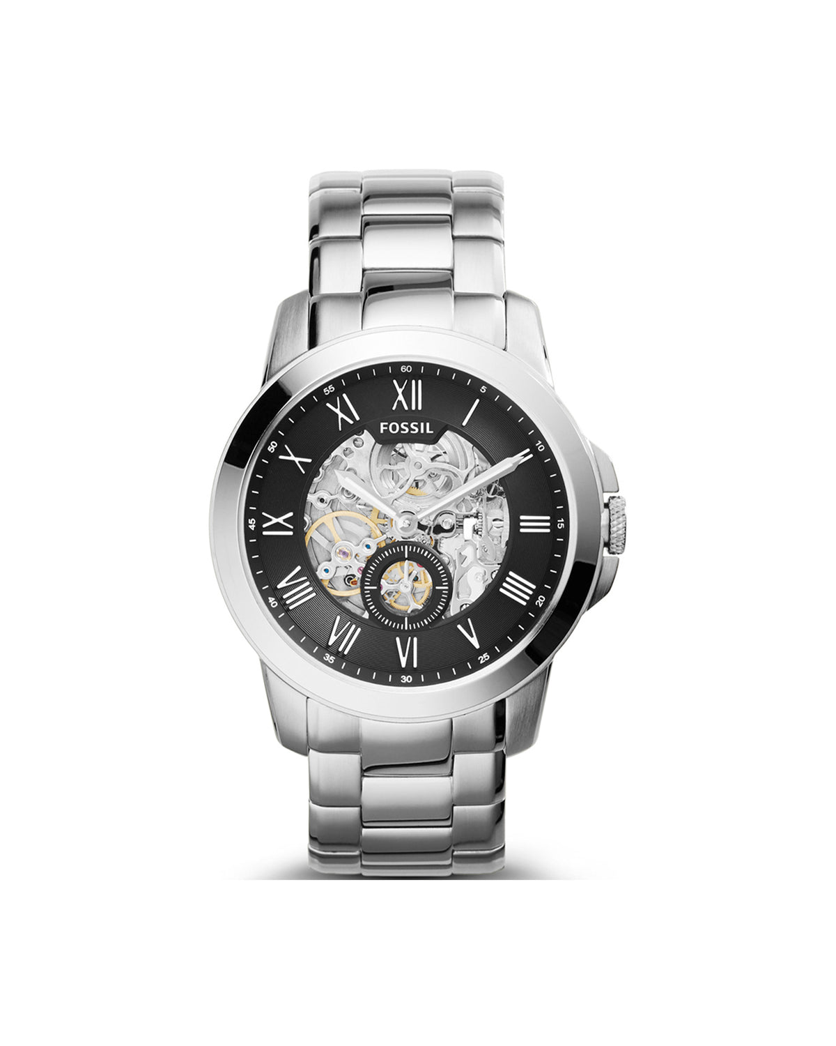 Fossil Grant ME3055 (44mm, Silver-Tone)