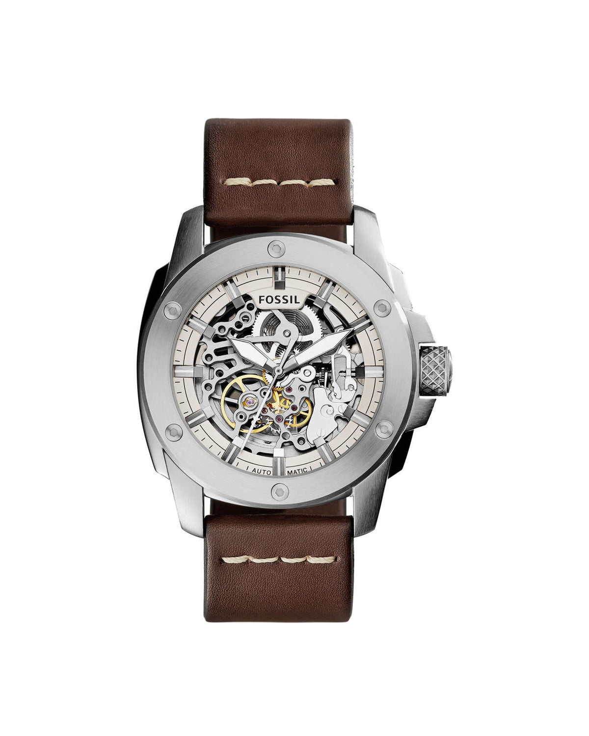 Fossil Modern Machine ME3083 (50mm, Silver-Tone)