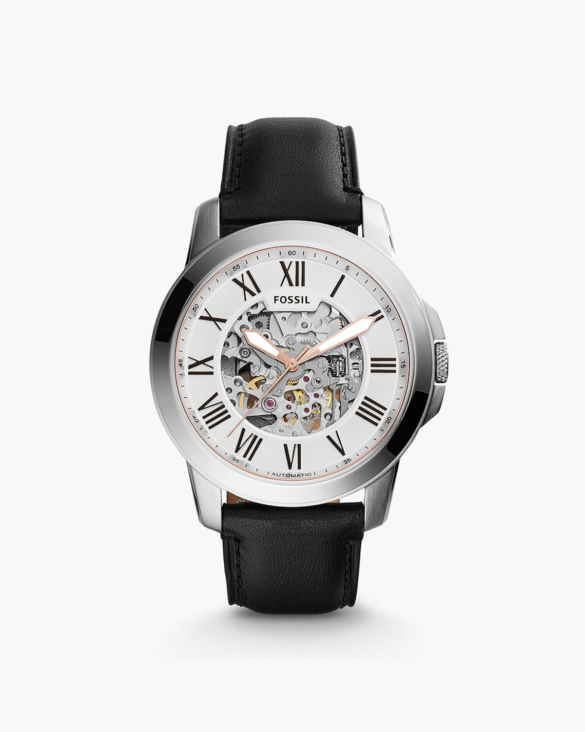 Fossil Grant Automatic ME3101 (45mm, Silver-Tone)