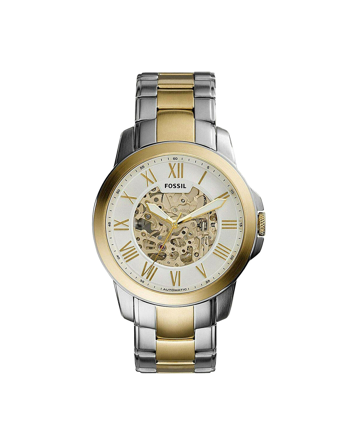 Fossil Grant ME3112 (44mm, Silver-Tone)