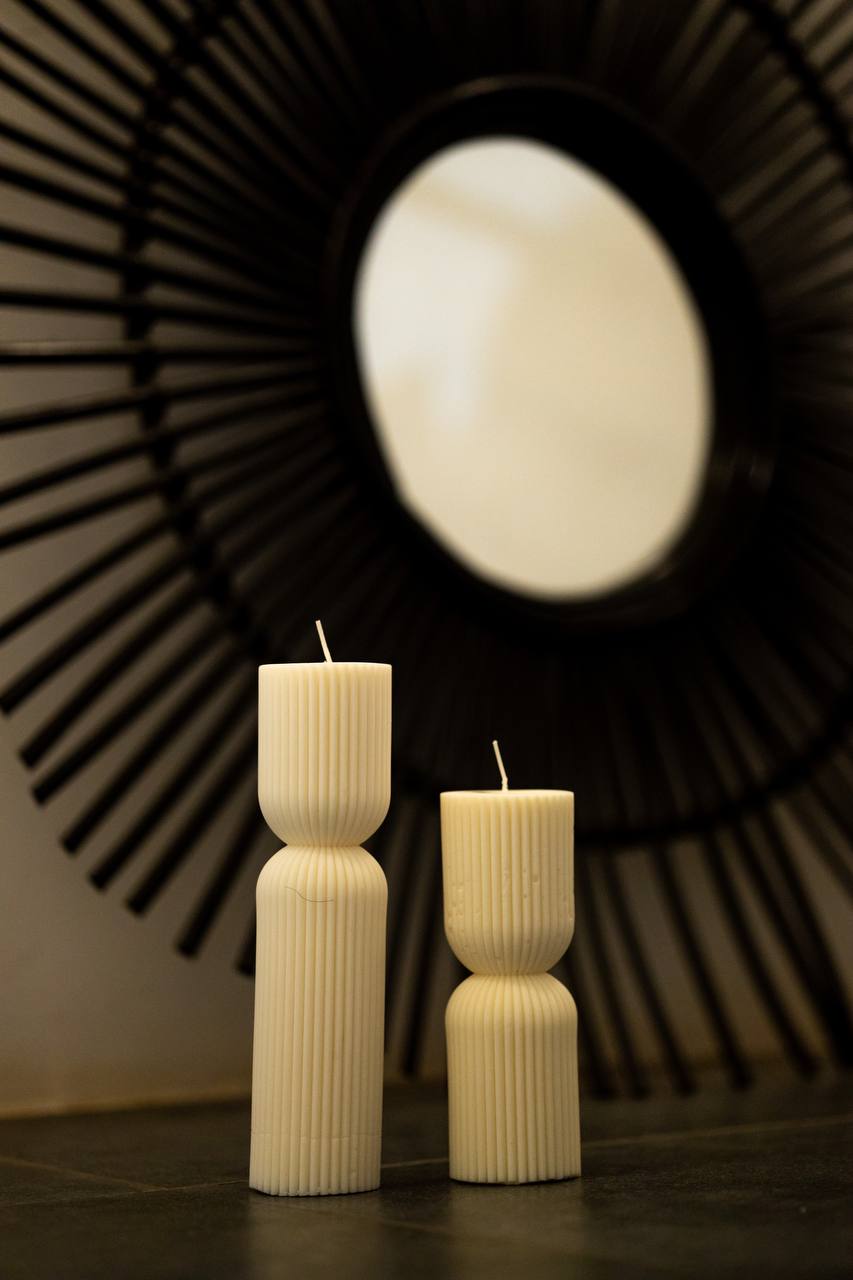 Ahava Home Pillar Candle