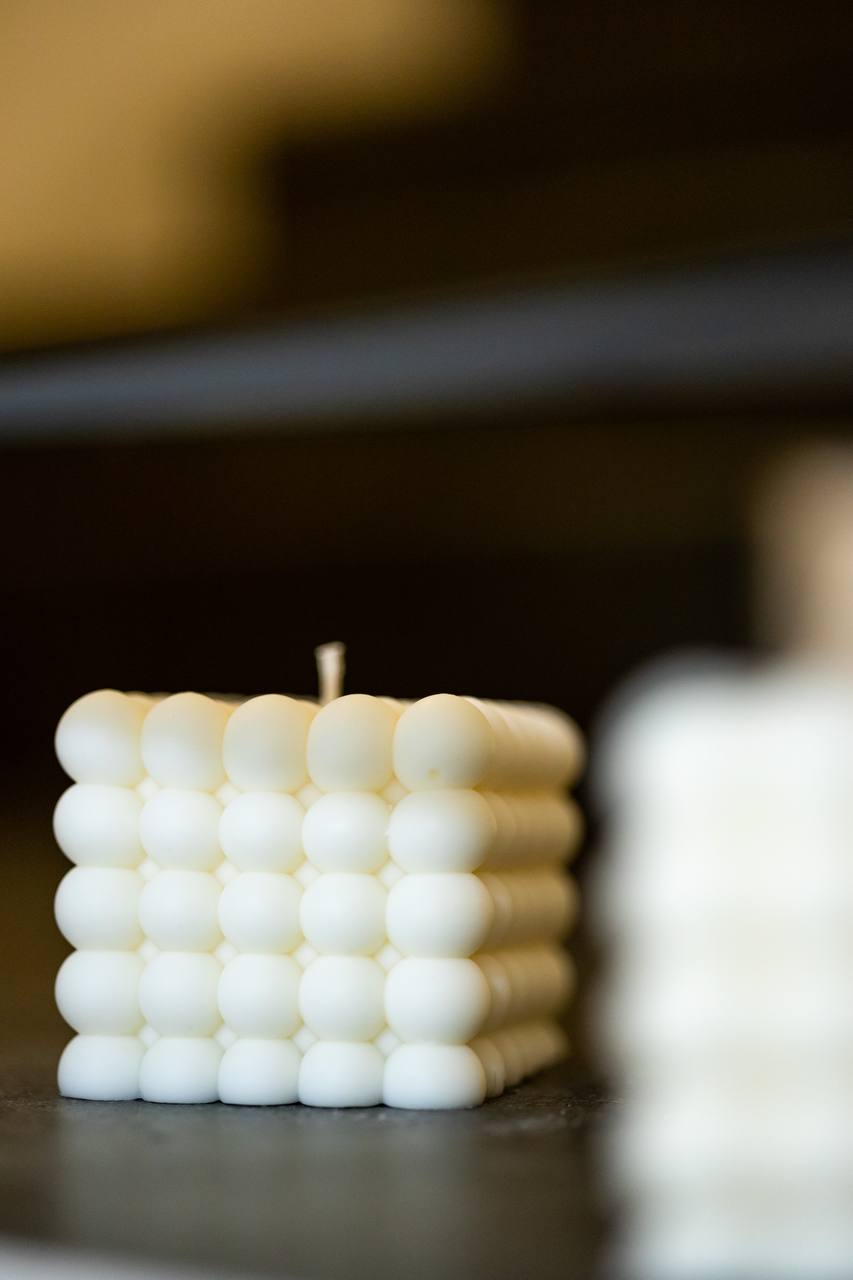 Ahava Home Bubble Candle & Decor Piece