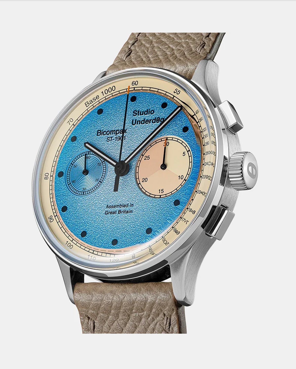 Studio Underd0g 01SERIES Desert Sky Gen3 watch - dial detail