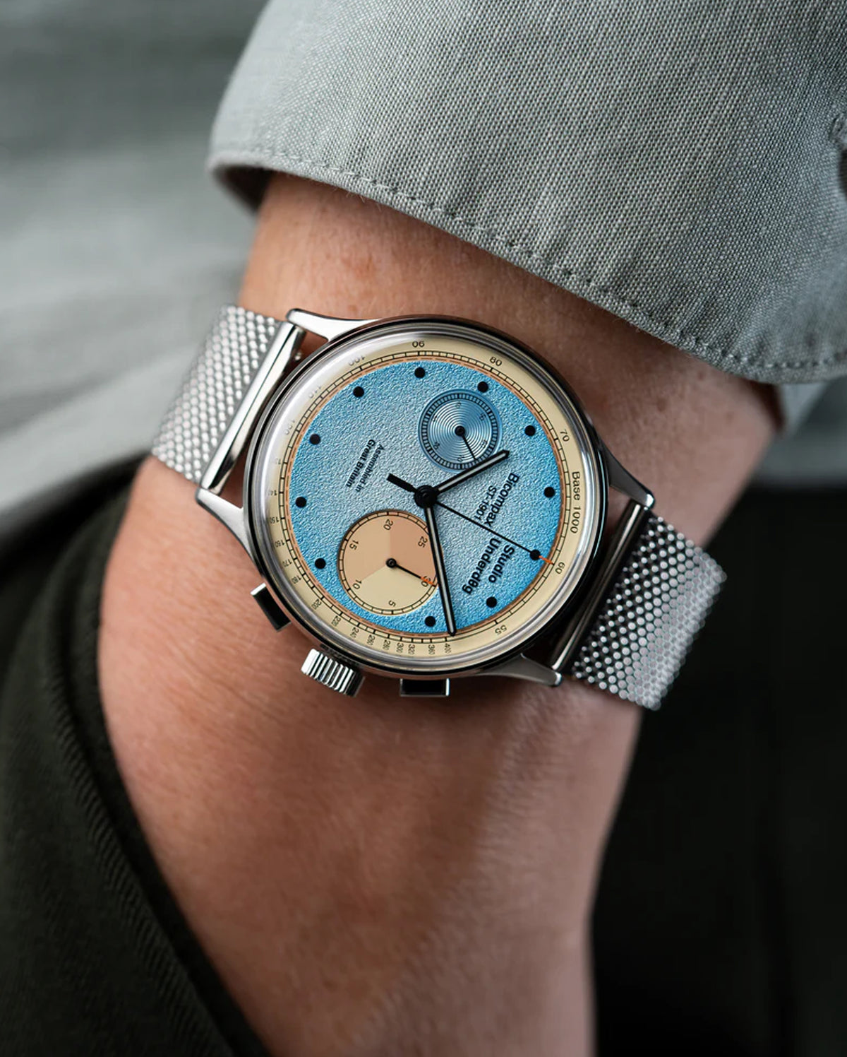 Studio Underd0g 01SERIES Desert Sky Gen3 watch - caseback view