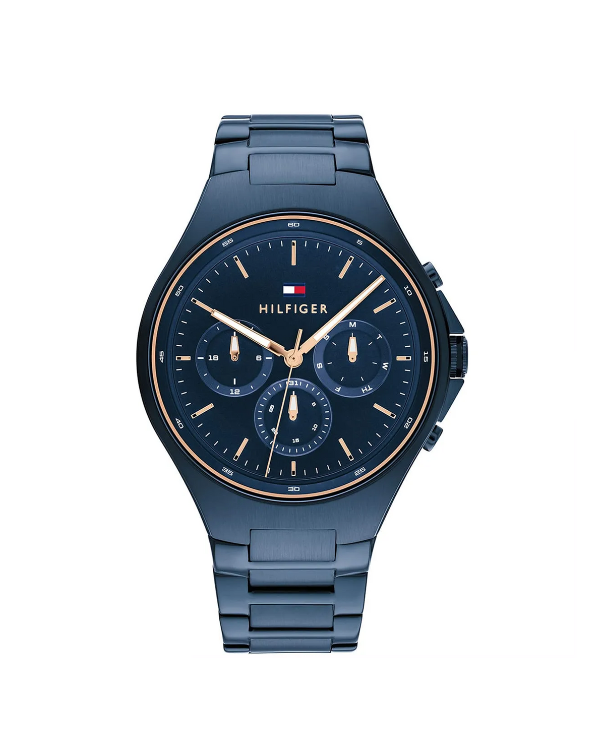 Tommy Hilfiger Justin Chronograph 1792058 blue dial stainless steel watch