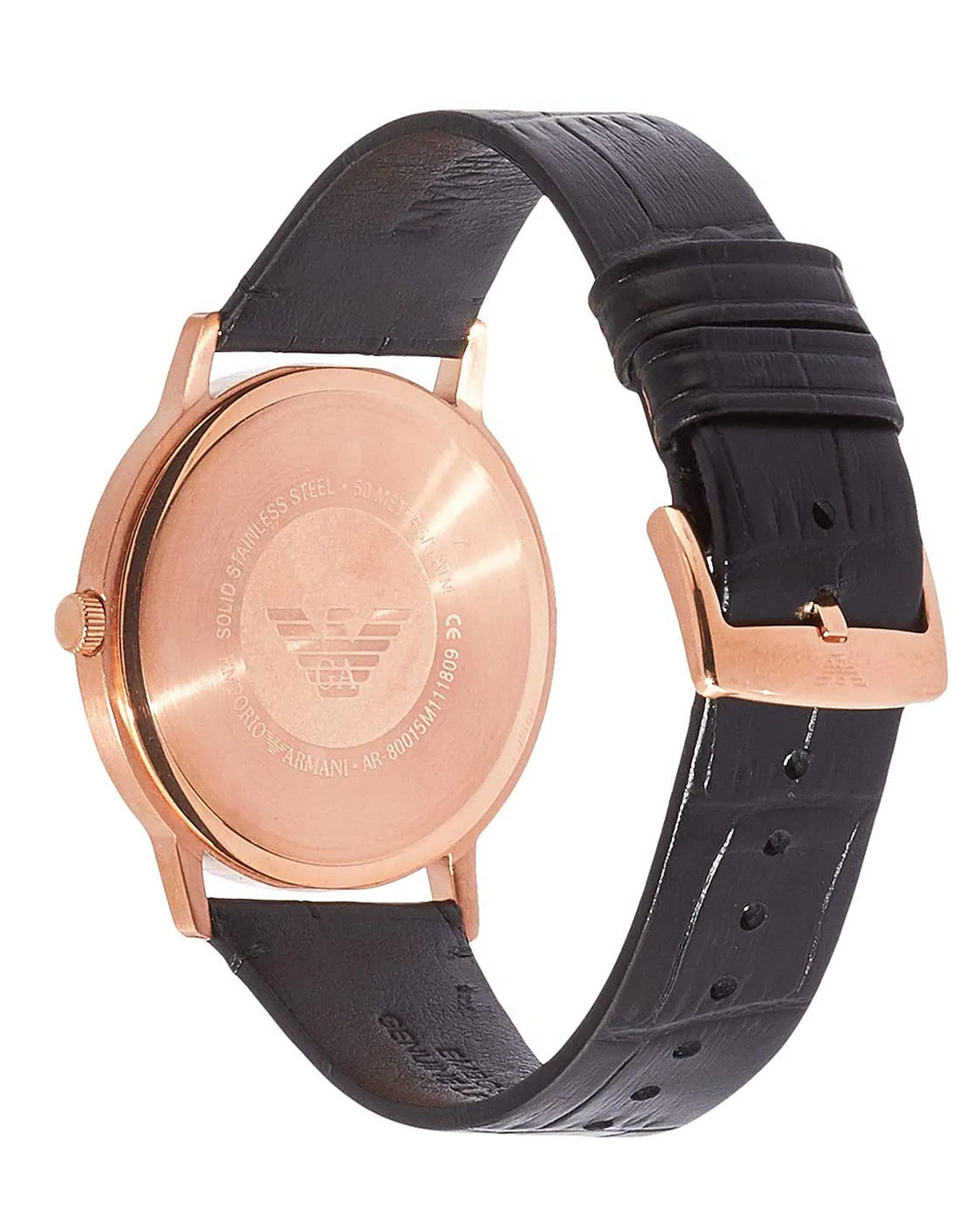 Emporio Armani AR80015M Kappa watch, side profile view