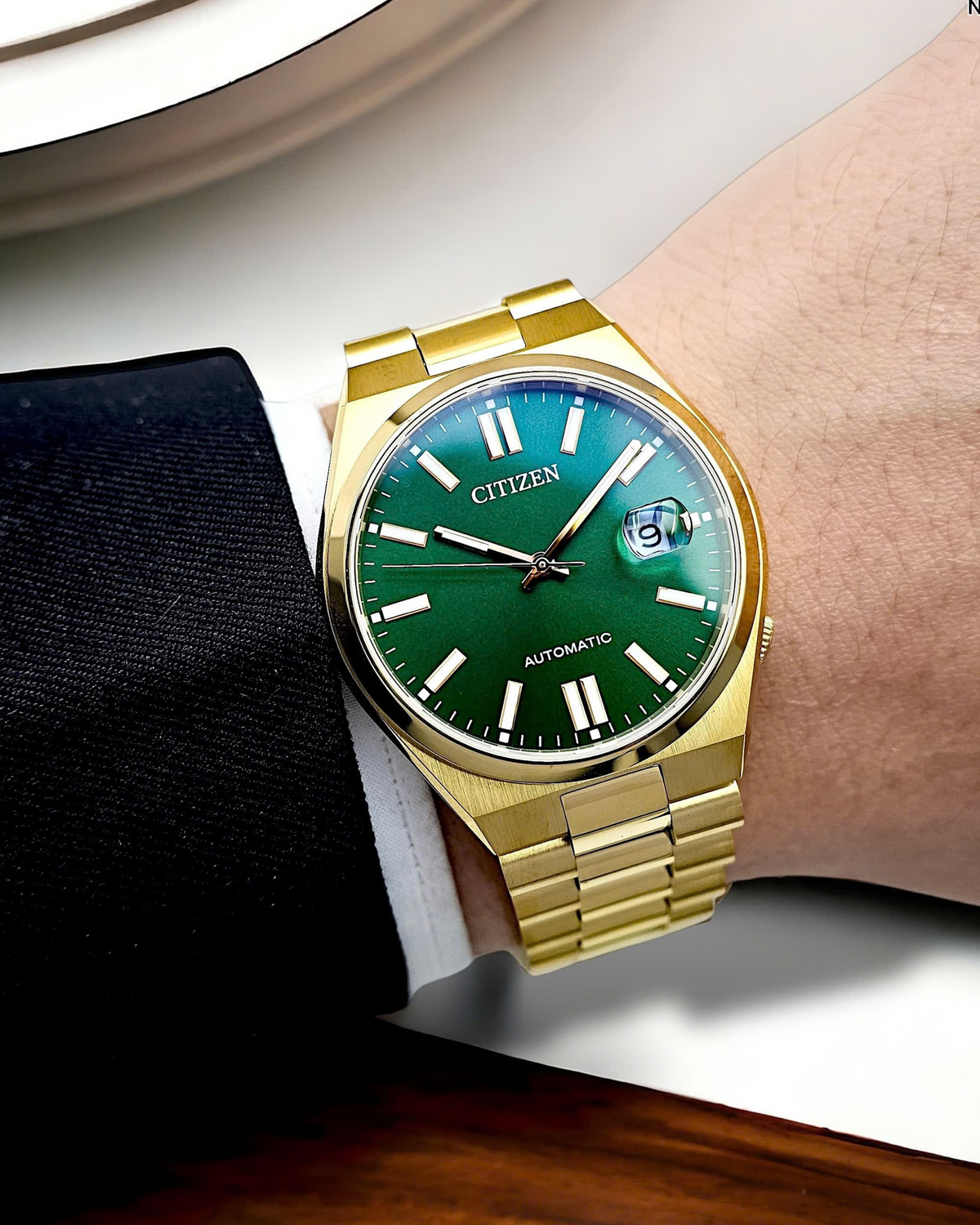 Citizen Tsuyosa NJ0152-51X watch, dial close-up