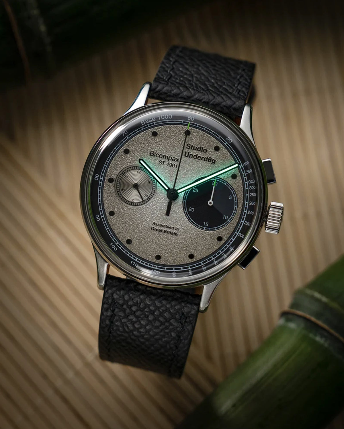 Studio Underd0g 01SERIES Go0fy Panda Gen3 watch - caseback view