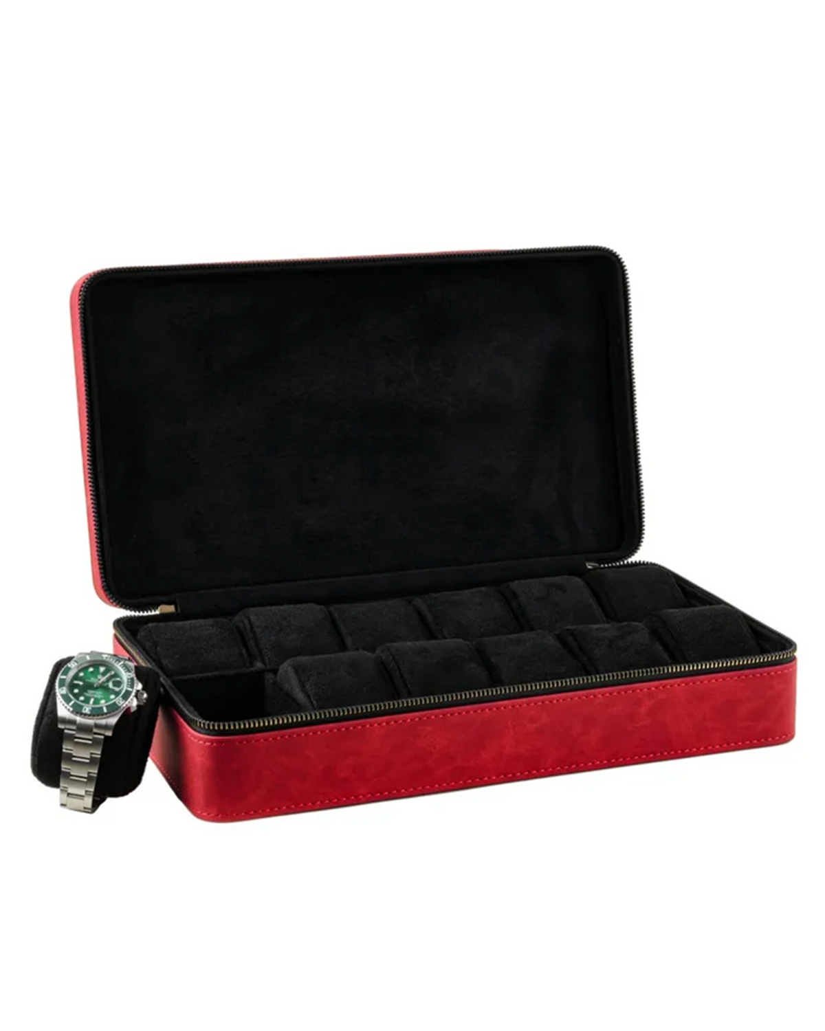 Mosaic 12-Watch Case in Red