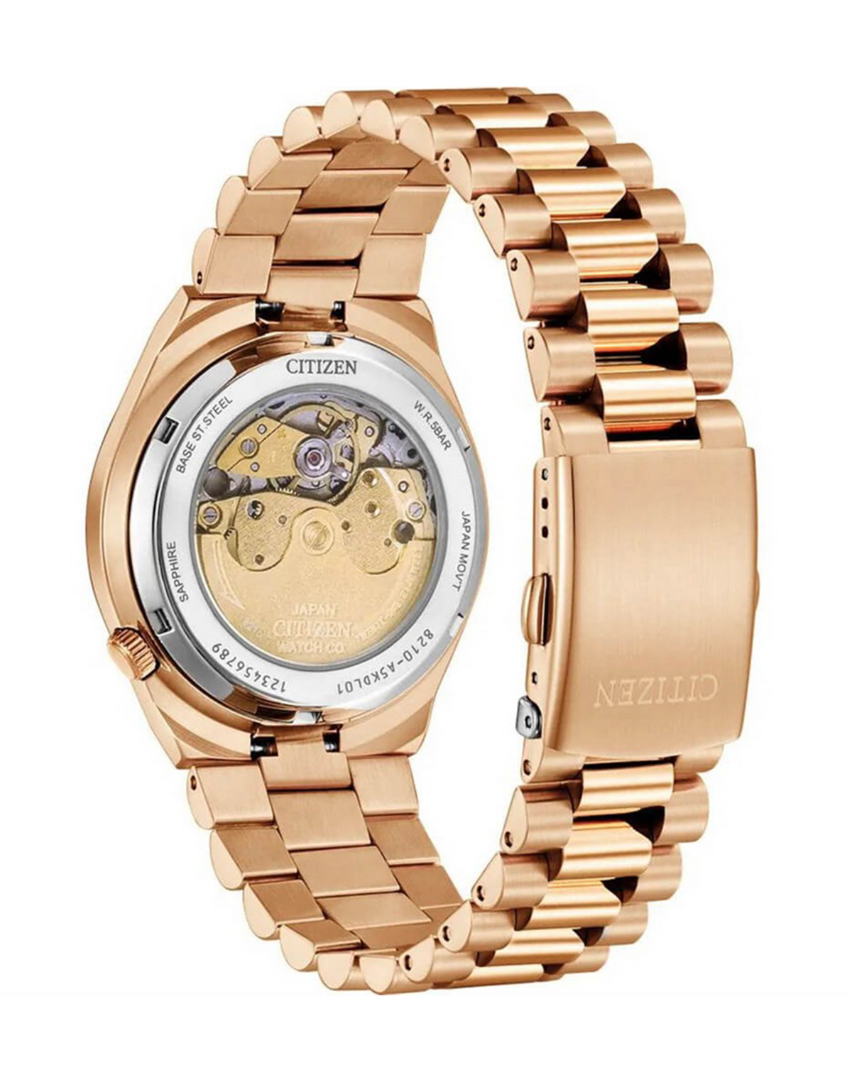 Citizen Tsuyosa NJ0153-82X watch, side view