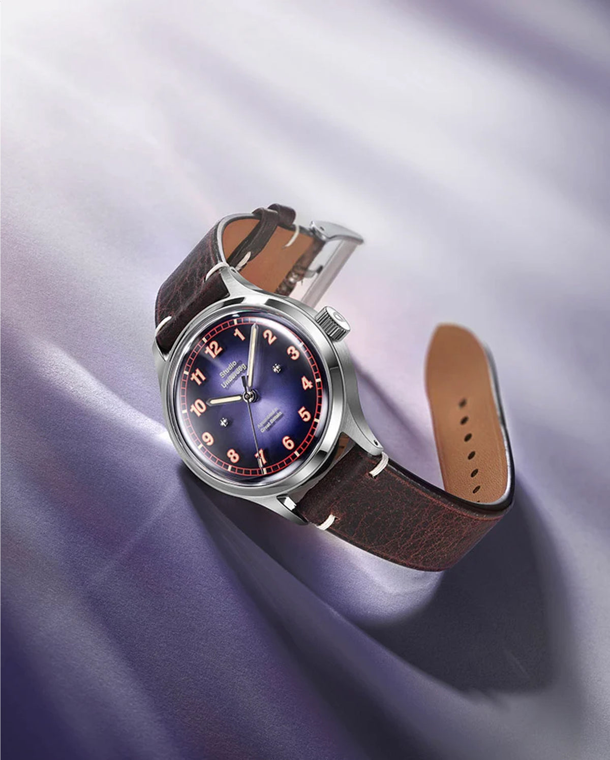 Studio Underd0g 02SERIES Nightshade Gen2 watch - dial detail