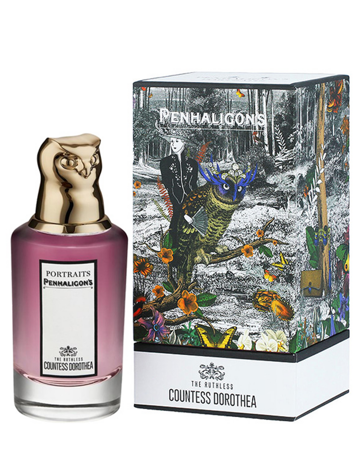Penhaligon's Ruthless Countess Dorothea 75ml Eau de Parfum packaging