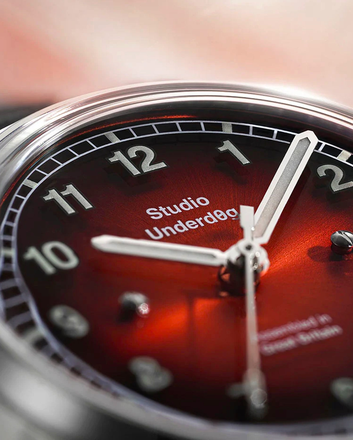Studio Underd0g 02SERIES Red L0lly Gen2 watch - side profile
