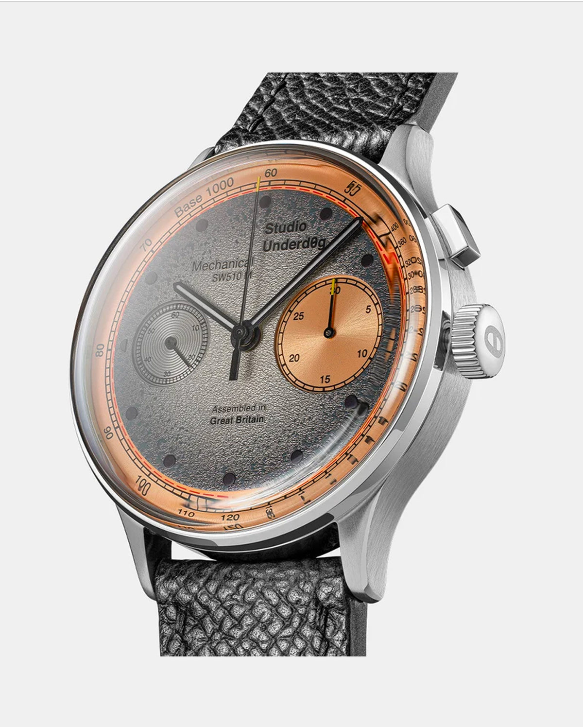Studio Underd0g 03 SERIES Salmon Gen2 watch - side view