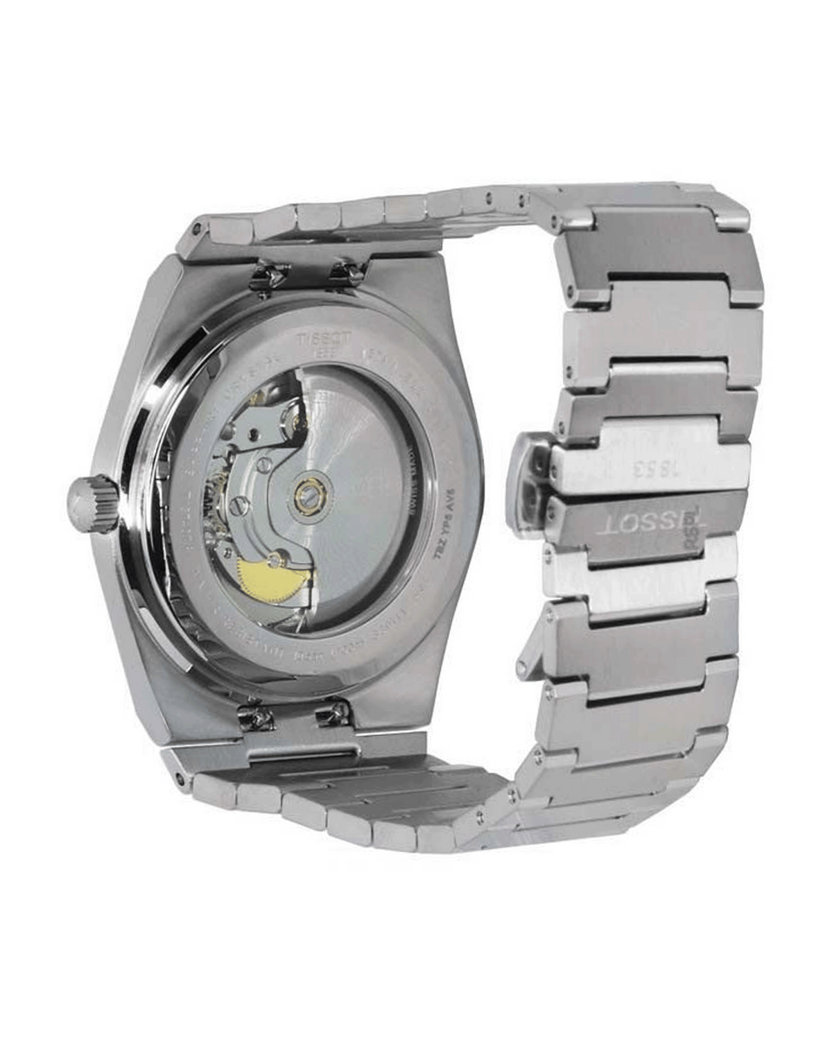 Tissot PRX Powermatic 80 T137.407.11.041.00 watch, side profile showing case thickness