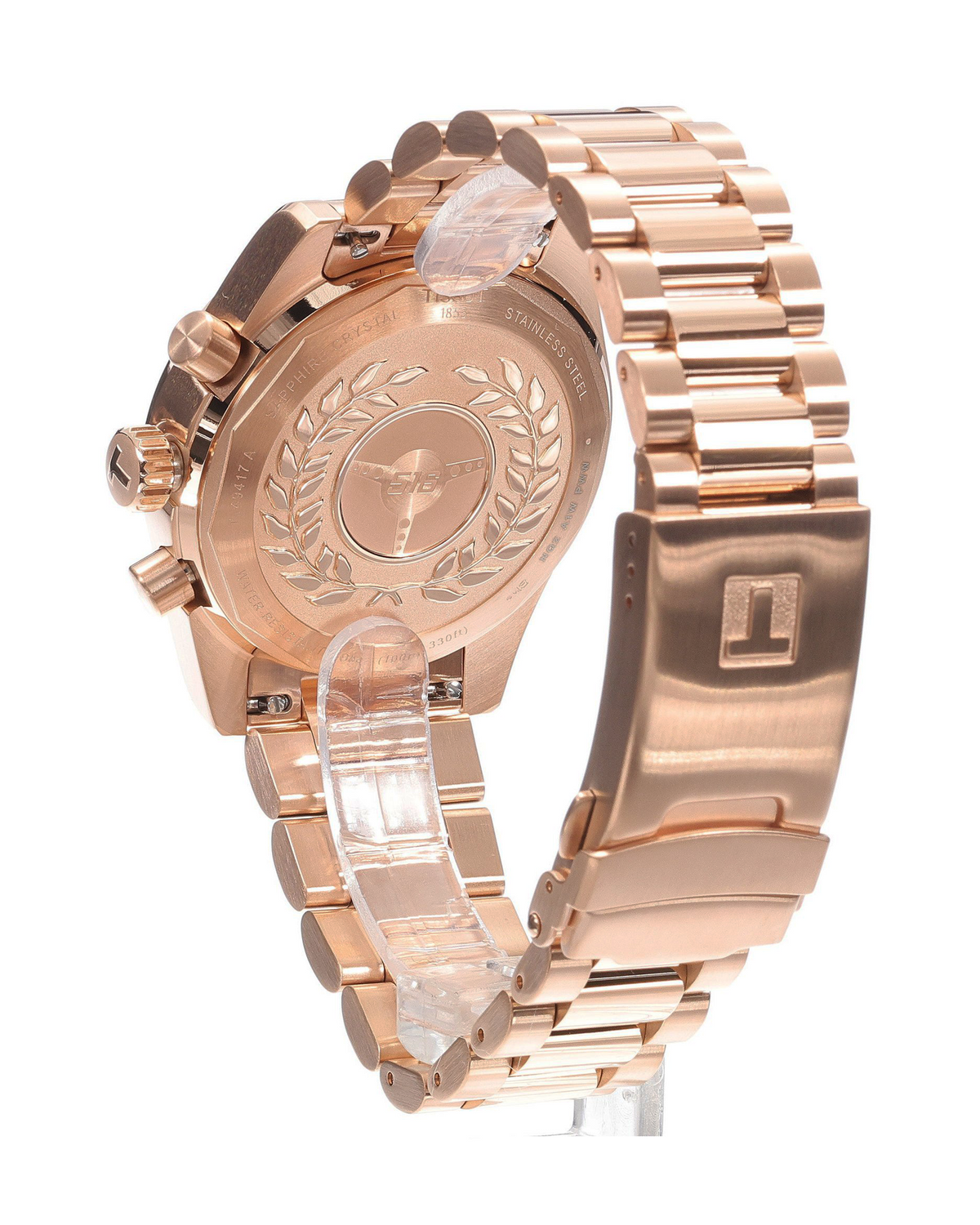 Tissot PR516 Chronograph T149.417.33.051.00 watch, side profile showing case and bezel