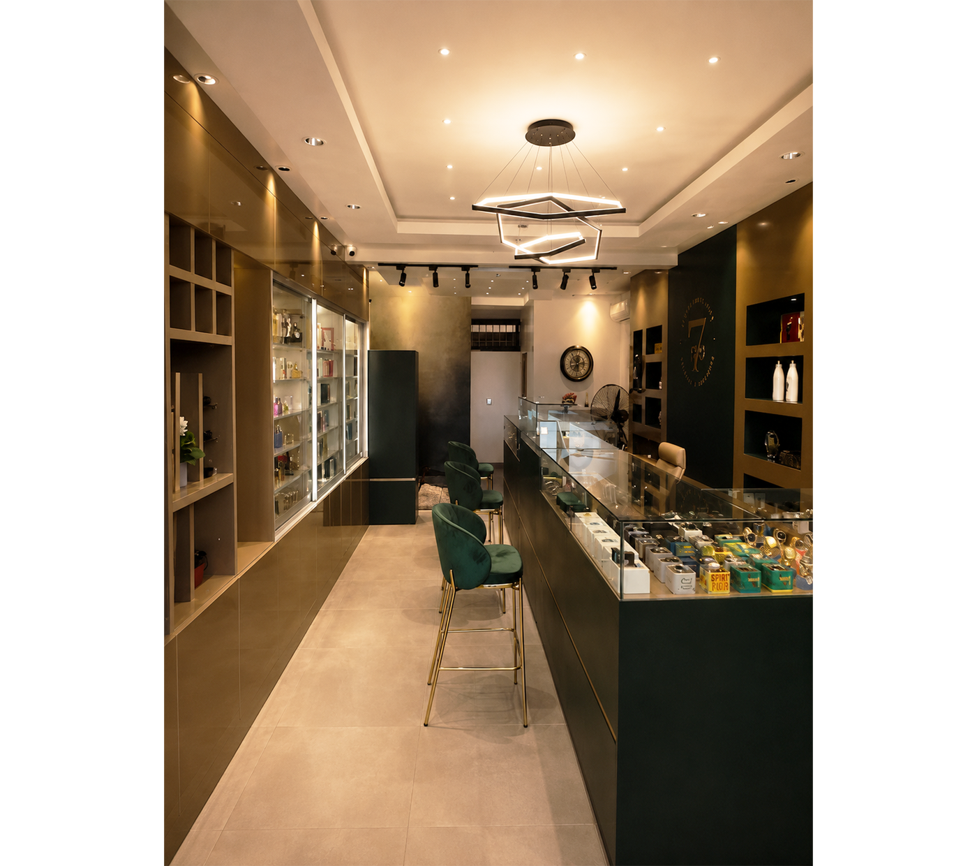 Inside the Seven Fifty-Five boutique, Accra