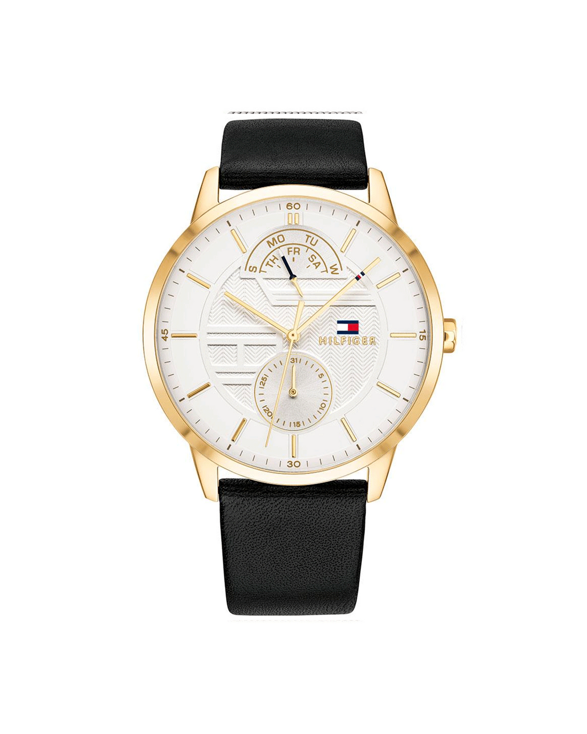 Tommy Hilfiger Hunter 1791606 stainless steel watch with white dial