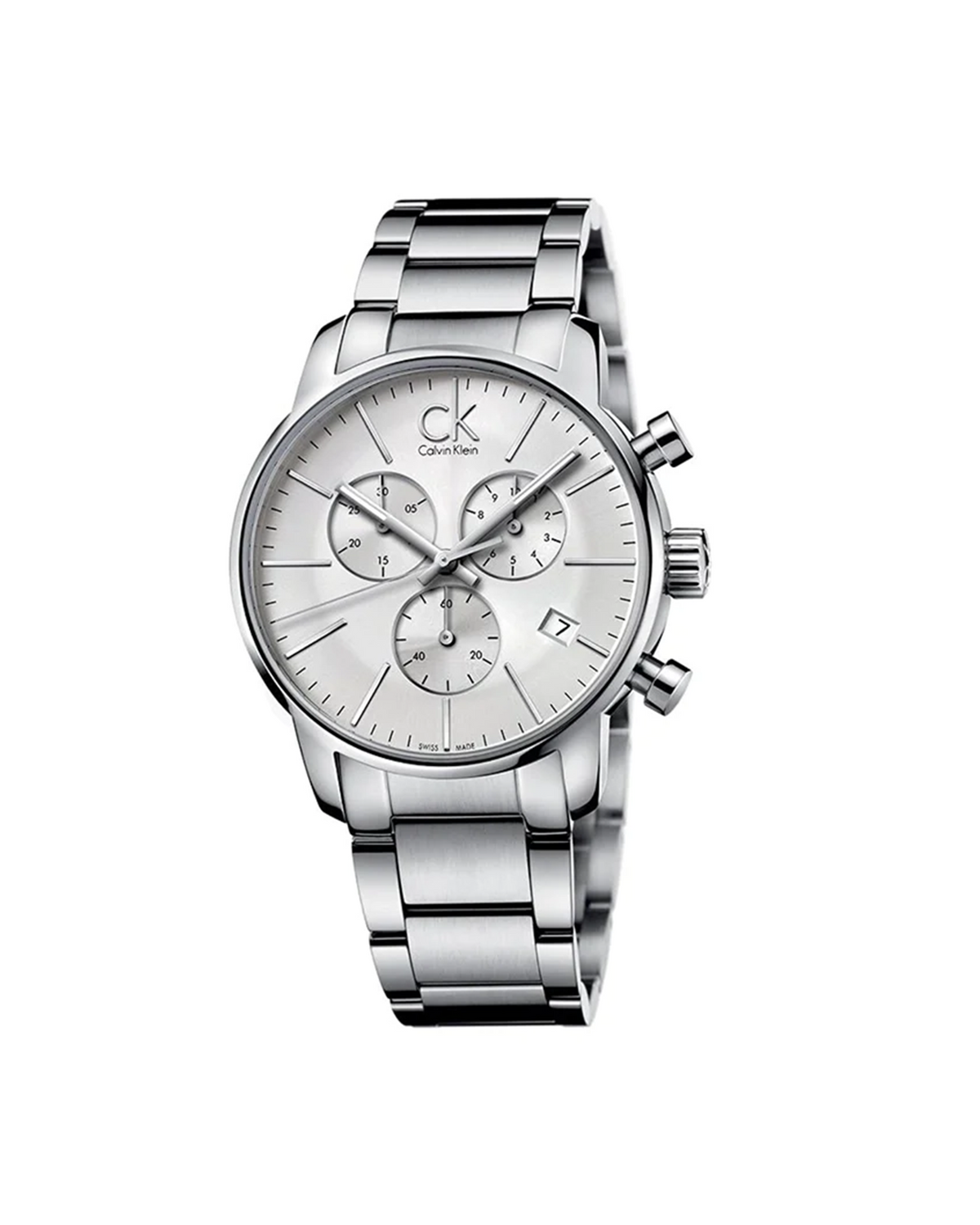 Calvin Klein City Chronograph K2G27146 (43mm, Silver-Tone)