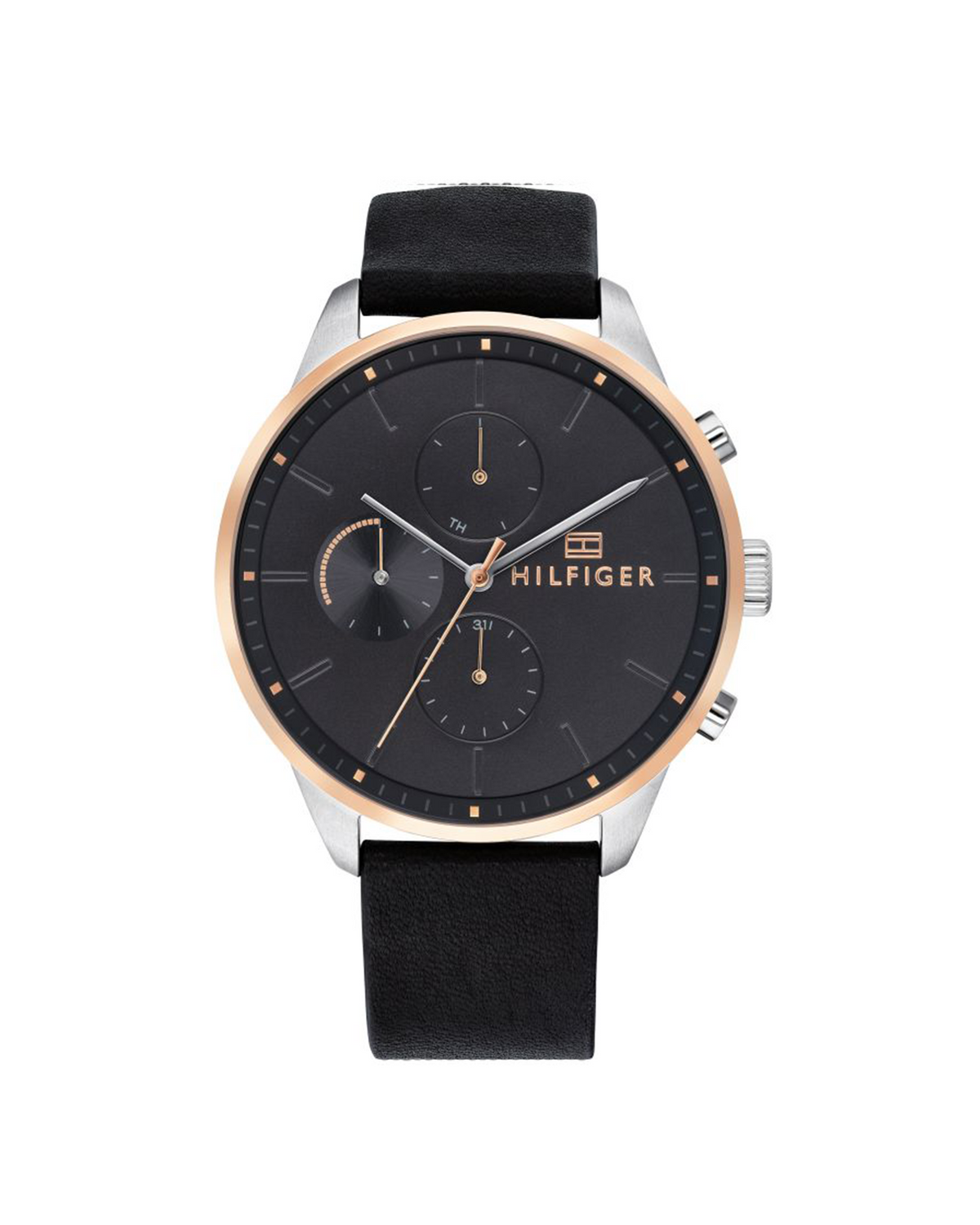 Tommy Hilfiger Chase 1791488 men's watch, grey dial stainless steel case, front view