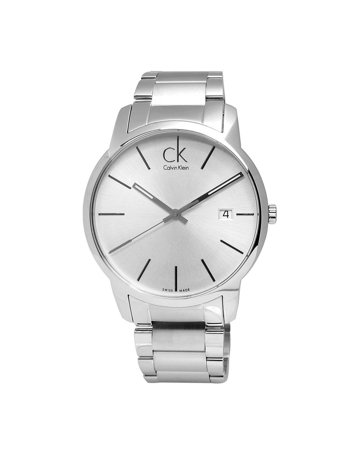 Calvin Klein City K2G2G146 (43mm, Silver-Tone)