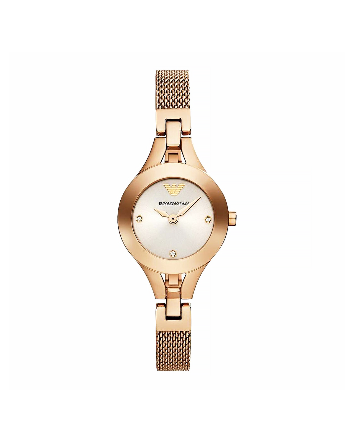 Emporio Armani AR7362 women's watch, rose-gold tone 22mm stainless steel case and bracelet