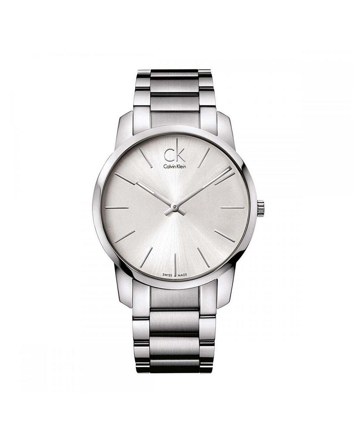 Calvin Klein City K2G21126 (43mm, Silver-Tone)