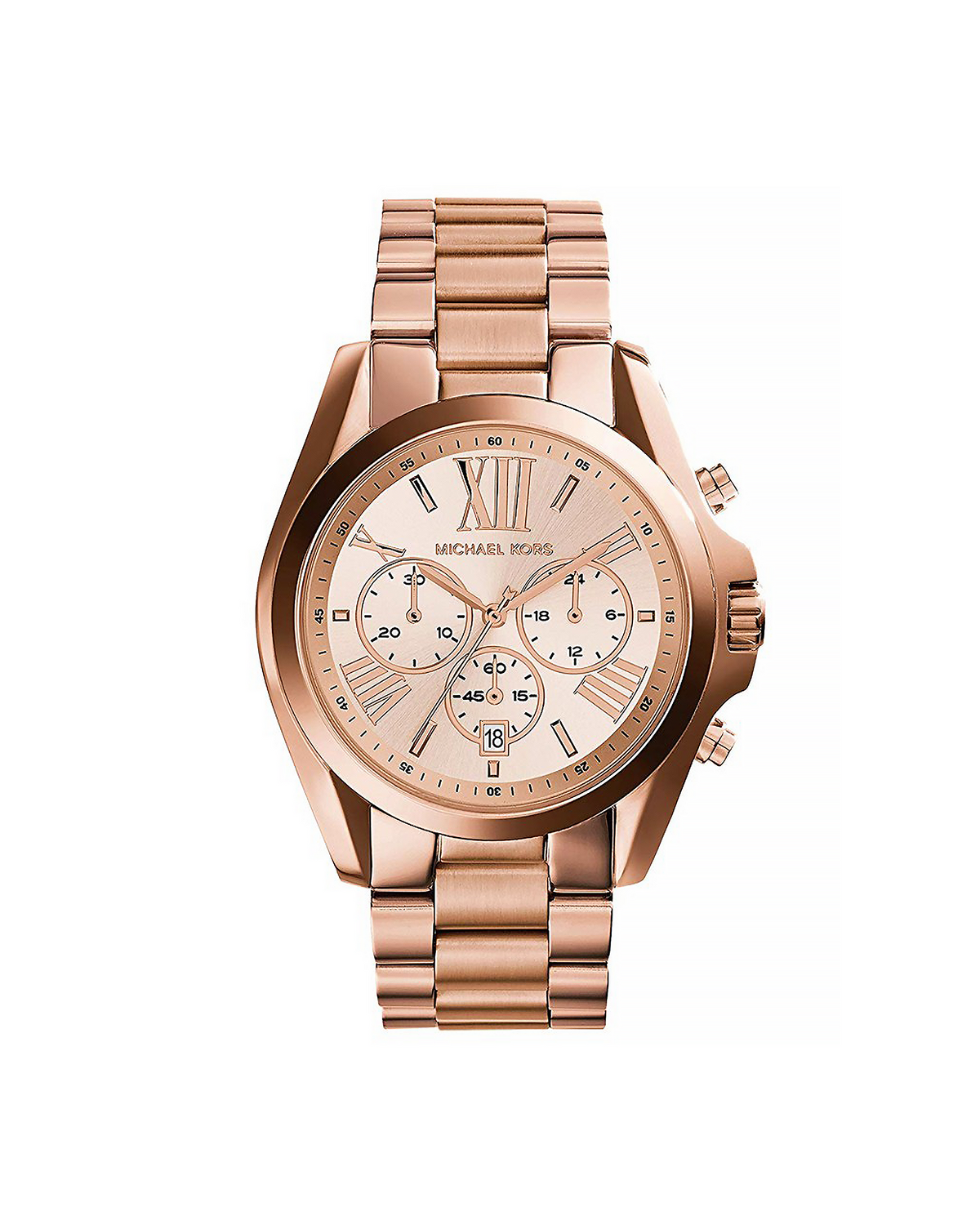 Michael Kors Bradshaw Chronograph MK5503 (43mm, Rose Gold-Tone)