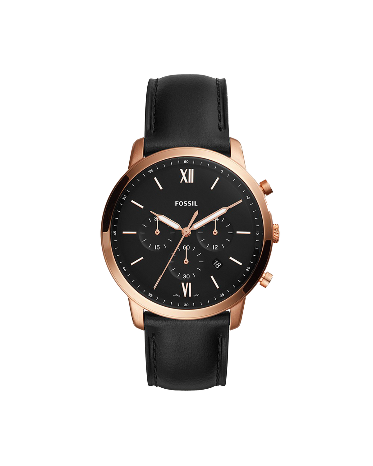 Fossil Neutra Chronograph FS5381 (44mm, Rose Gold-Tone)