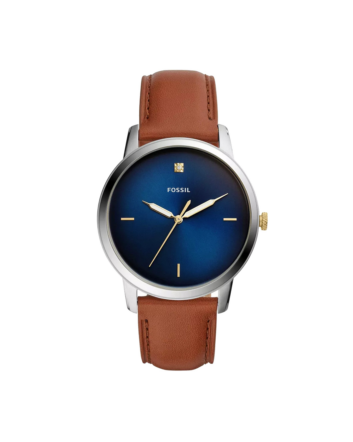 Fossil Minimalist Carbon FS5499 (44mm, Silver-Tone)