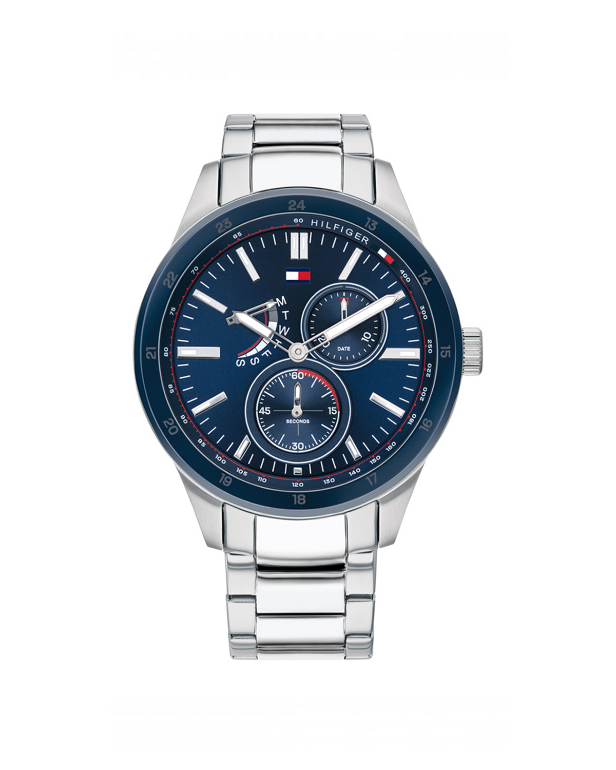 Tommy Hilfiger Austin 1791640 blue dial stainless steel watch