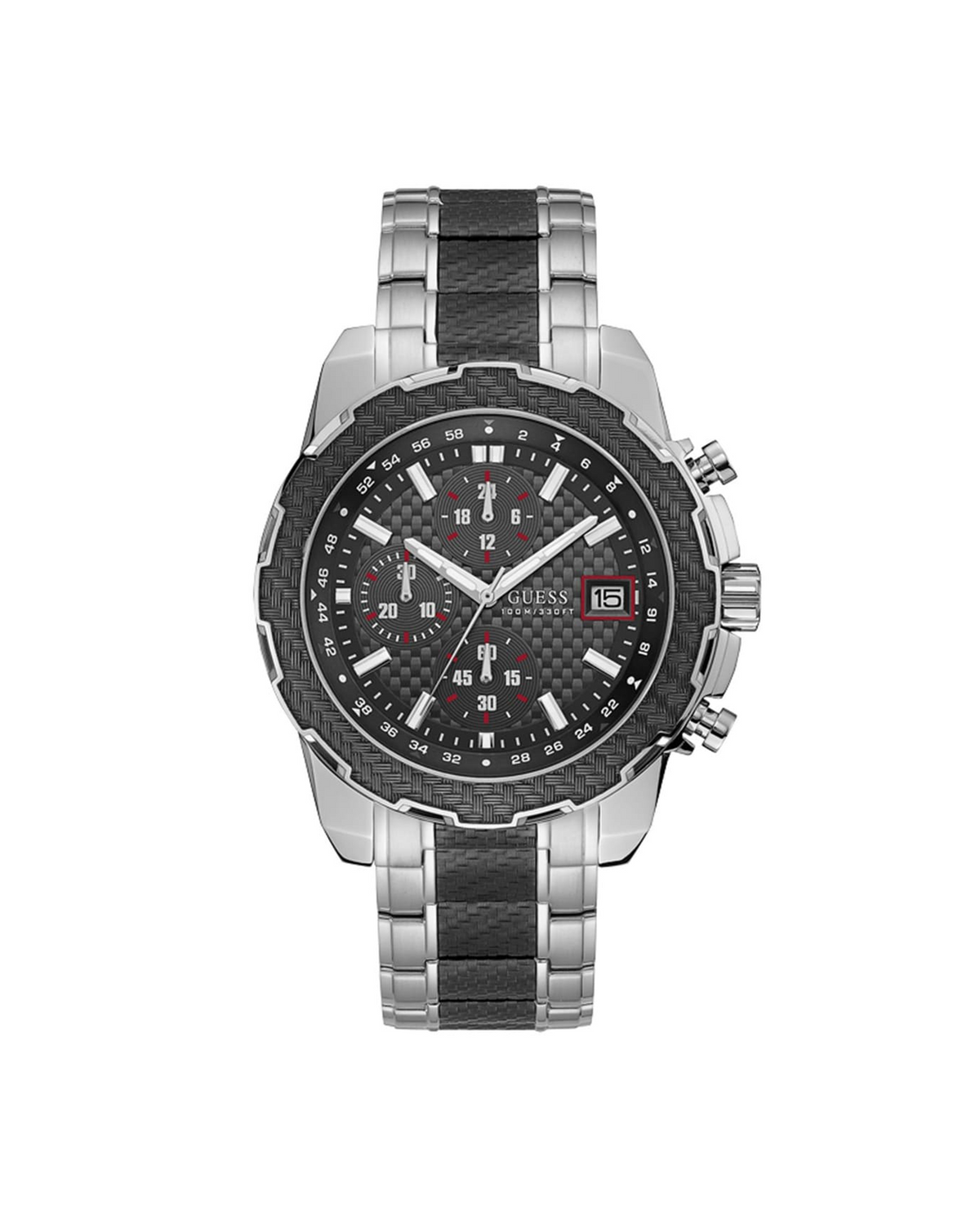 Guess Octane W1046G1 (46mm, Silver-Tone)