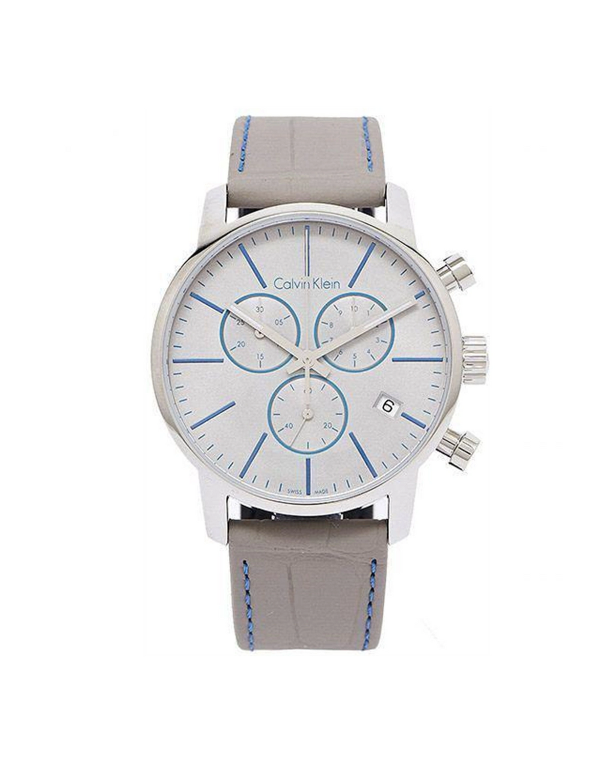 Calvin Klein City K2G271Q4 (43mm, Silver-Tone)