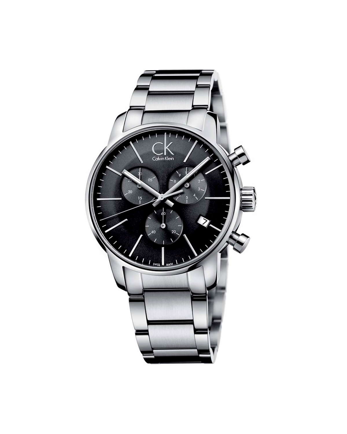 Calvin Klein City Chronograph K2G27143 (43mm, Silver-Tone)
